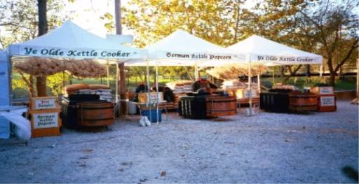 Image - Three cooker setup at War Eagle Arts & Craft Show